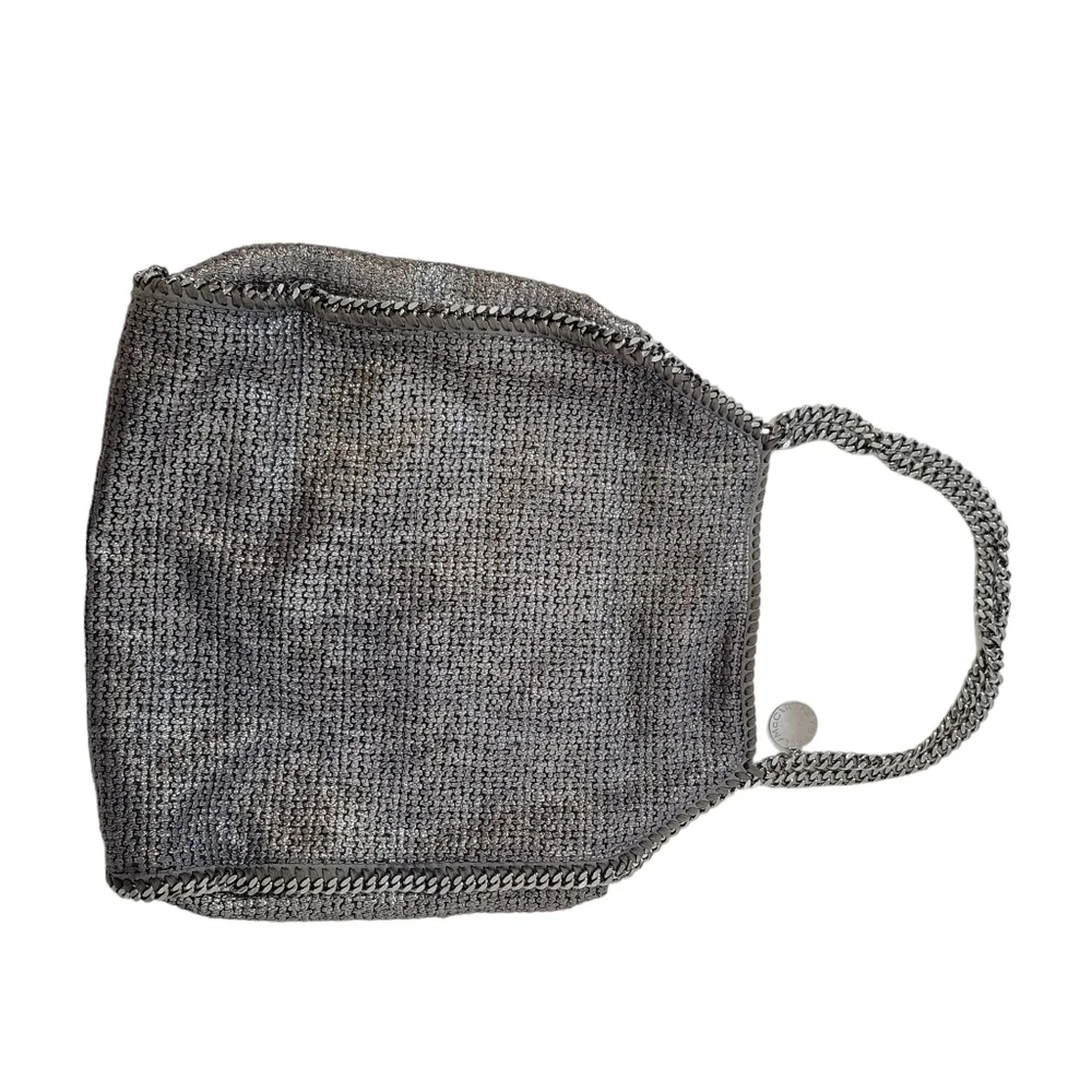 Rare Stella McCartney Silver Falabella Large Tote Bag EUC